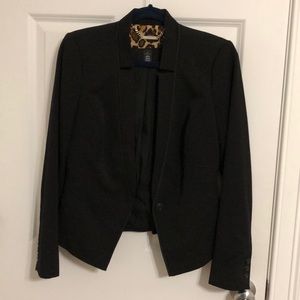 WHBM black blazer - short
